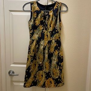 Women’s navy and gold dress size 4